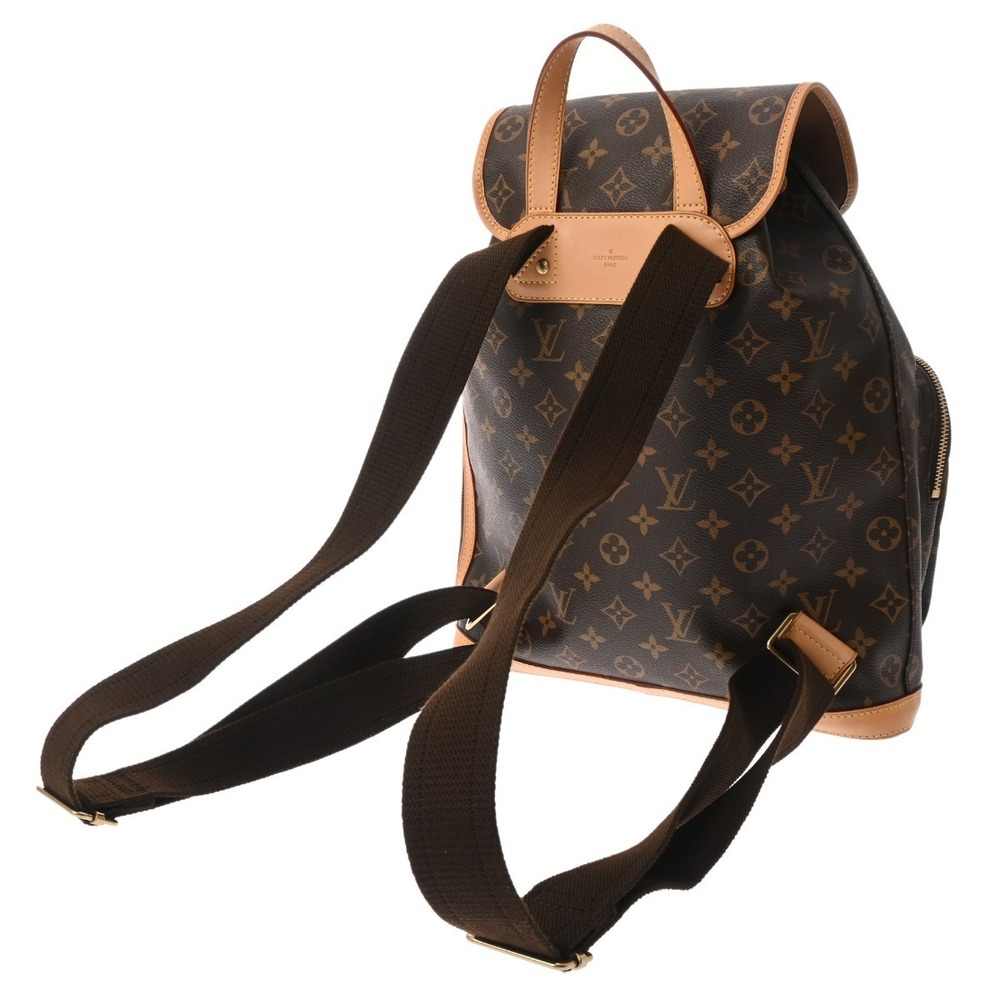 Louis Vuitton Canvas Backpack Sac Daypack Brown Monogram Bosphor Ado